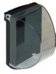RAB Lighting TCB Clear PVC plastic turtle cover with lockable latch - Atlantic Lighting