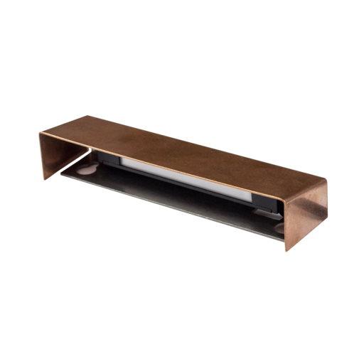 Brilliance SURFACE-S-3000-BR Surface Mount Wall Washer Small in Brass, 3000K - Atlantic Lighting