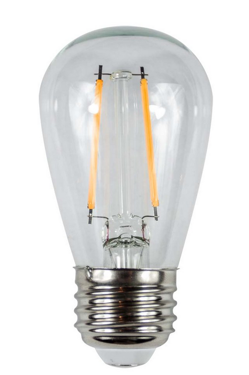 Brilliance S14-FIL-2-2700-12 S14-FIL-EDGE-2-2700-12 S14-EDGE-Filament, 2 Watt, 2700K, 12VAC, CLEAR - Atlantic Lighting