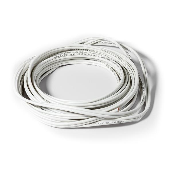 Paige Electric Corporation LWIREWHITE12/100 Paige Electric 12/2 Low Voltage White Lighting Wire 100ft - Atlantic Lighting