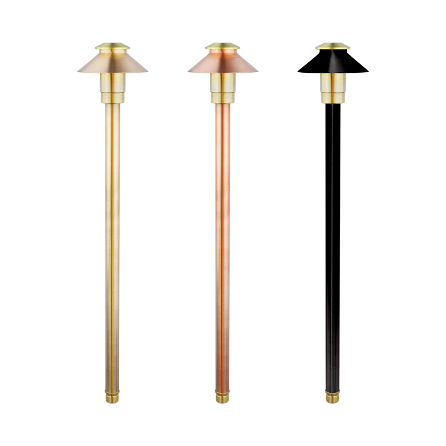 Brilliance ZION-BK-NL ZION 4" Path Light - Atlantic Lighting