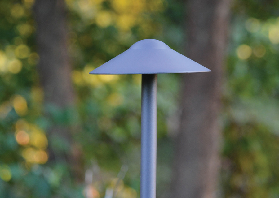 Lumien A5A2-4W-30K-BZ A5A2-4W Bronze Aluminum Path Light, Bubble Hat, 4 Watts - Atlantic Lighting