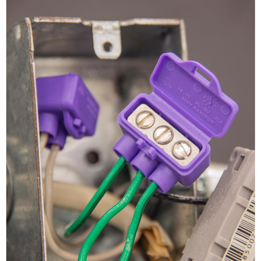 King Innovation 95145 AlumiConn 3-Port Al/Cu Wire Connectors (1000-Pack) - Atlantic Lighting