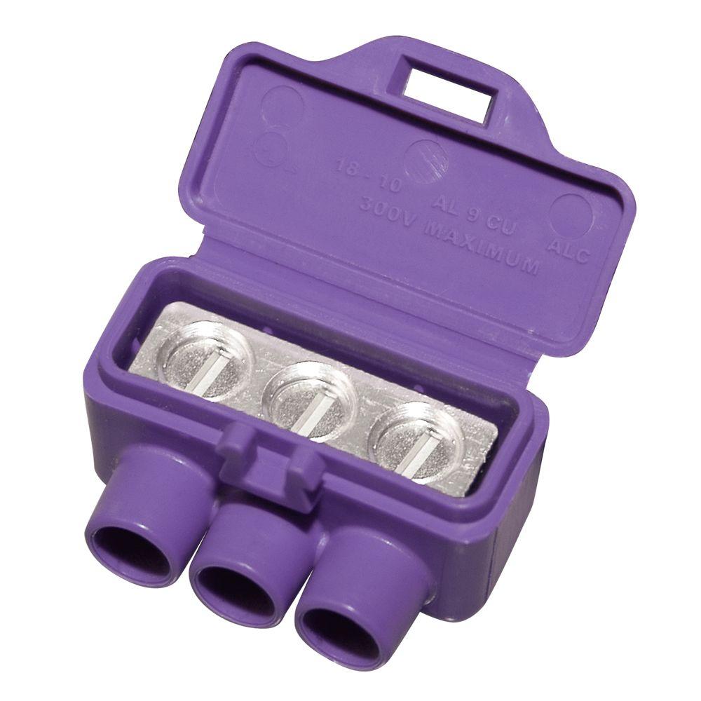 King Innovation 95135 AlumiConn 3-Port Al/Cu Wire Connectors (100-Pack) - Atlantic Lighting
