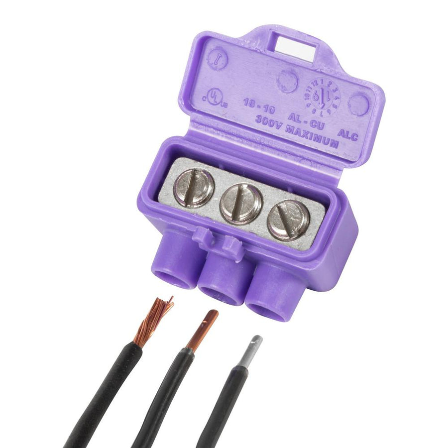 King Innovation 95185 AlumiConn 3-Port Al/Cu Wire Connectors (2500-Pack) - Atlantic Lighting