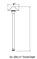 Unique C6-NL Centaurus 6 Odyssey Series No Lamp - Atlantic Lighting
