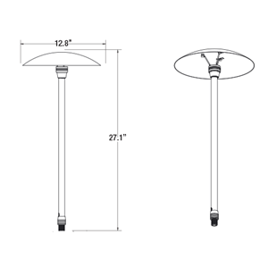 Unique ENTR-NL Entropic Knights Series No Lamp - Atlantic Lighting