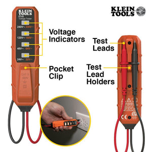 Klein Tools ET45VP AC/DC Voltage and Receptacle Electrical Test Kit