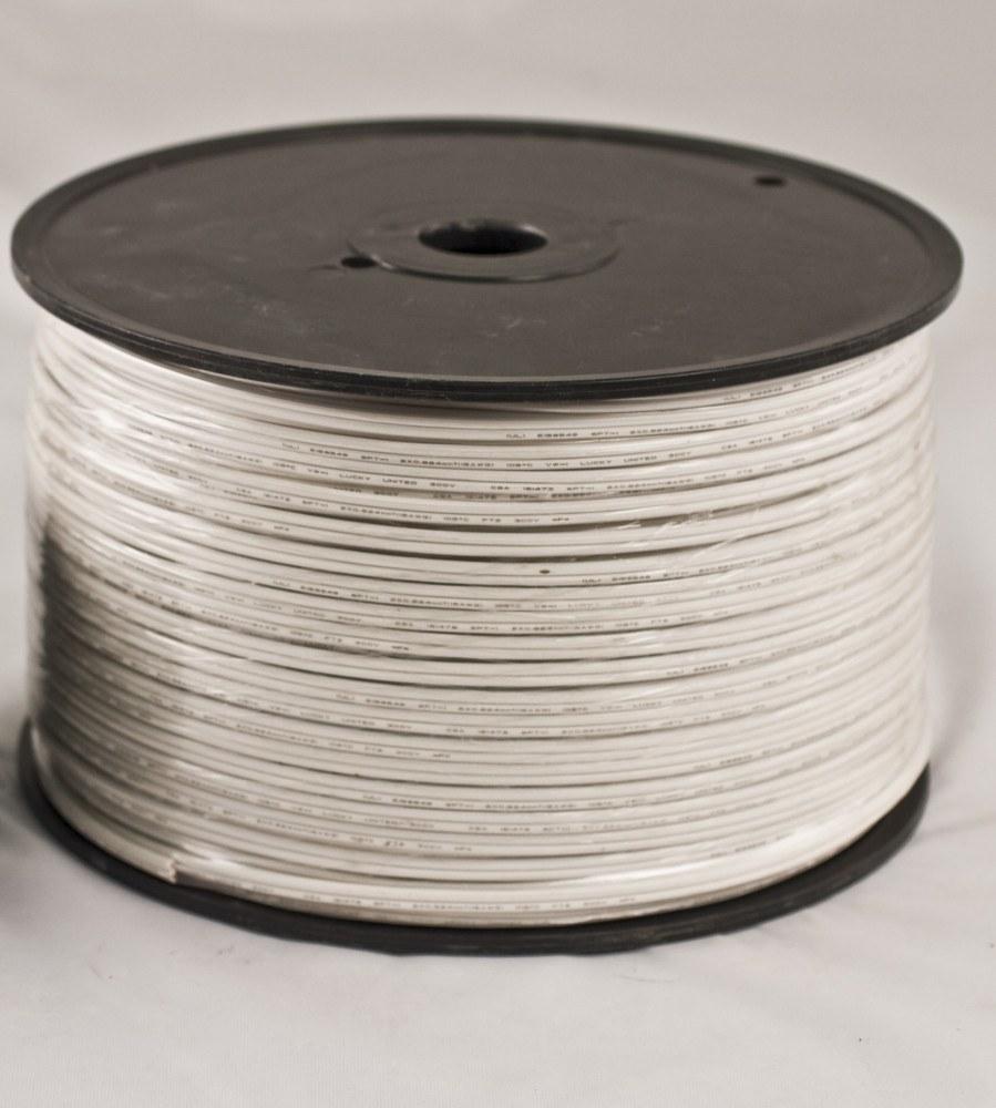 Seasonal Source WIRE0250-WHT 250' Length White Wire, No Sockets (Case of 2) - Atlantic Lighting