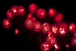 Seasonal Source - 70 G12 Red LED String Lights, 4" Spacing -  - Standard Strands  - Big Frog Supply