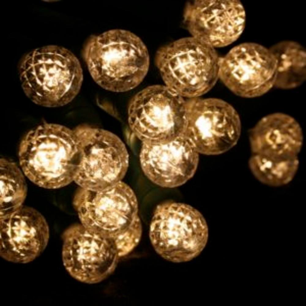 Seasonal Source 34693R-B G12 70L WW G12 Warm White String Lights, 4" Spacing - Atlantic Lighting