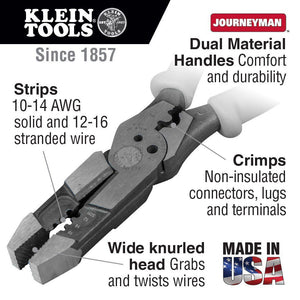 Klein Tools J2158CR Hybrid Pliers