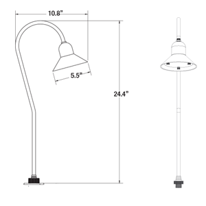 Unique JUPI-NL Jupiter Odyssey Series No Lamp - Atlantic Lighting