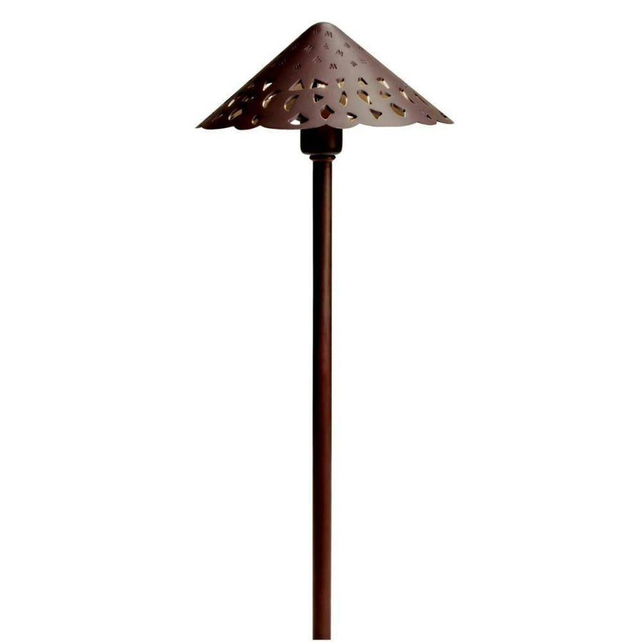 Kichler 15471TZT Cast Hammered Roof Path Light - Atlantic Lighting