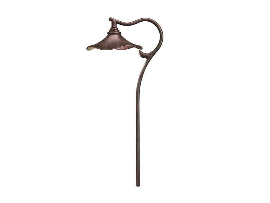 Kichler 15422AGZ Cotswold Collection Curvy Edition Path and Spread Light - Atlantic Lighting