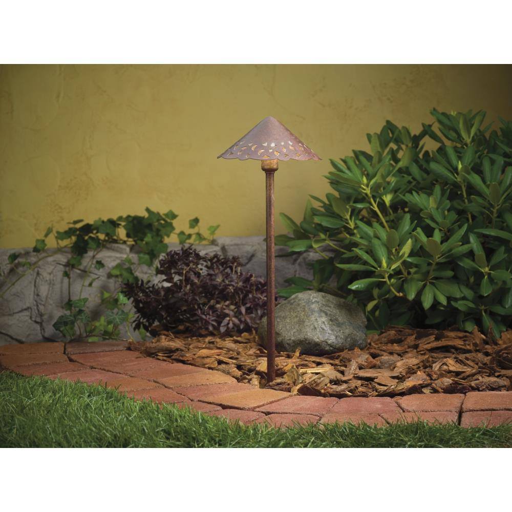 Kichler 15443TZT Decorative Hammered Roof Path Light - Atlantic Lighting