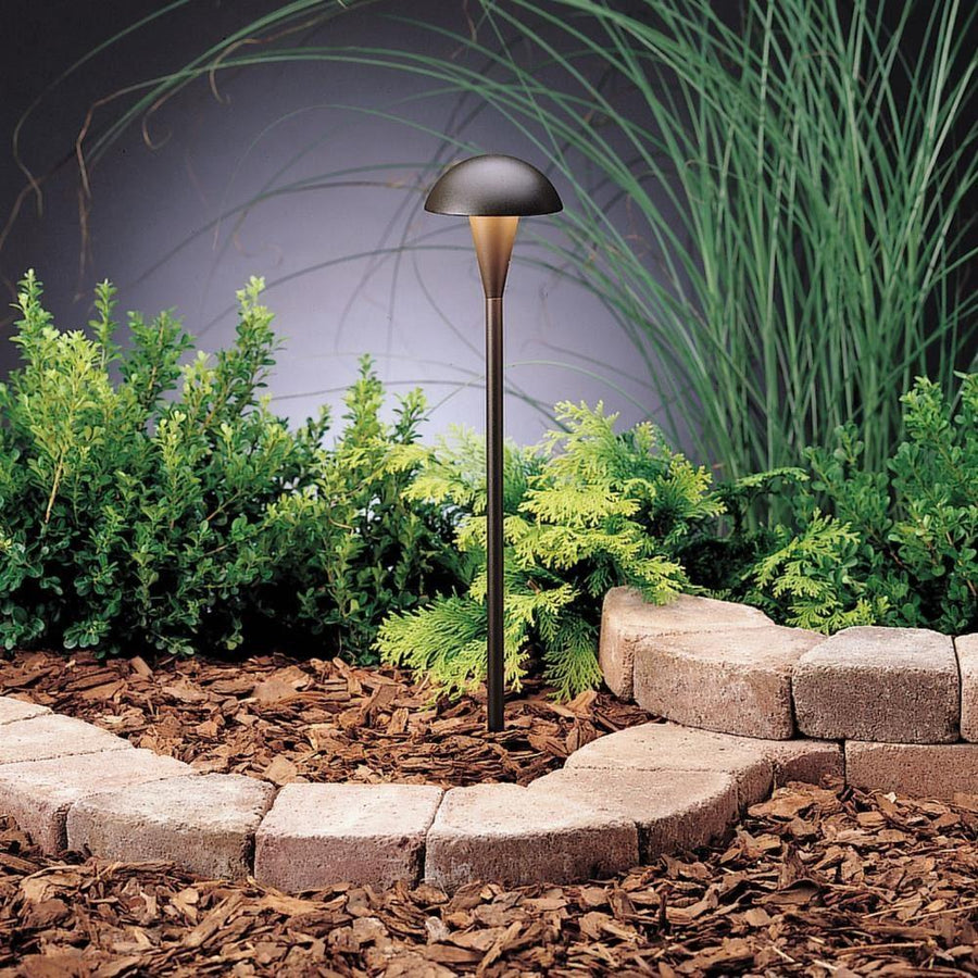 Kichler 15323BKT Eclipse Dome Cap Path and Spread Light - Atlantic Lighting