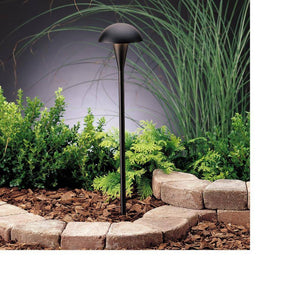 Kichler - Eclipse Dome Cap Path and Spread Light - Textured Black - Landscape Lighting  - Big Frog Supply - 2