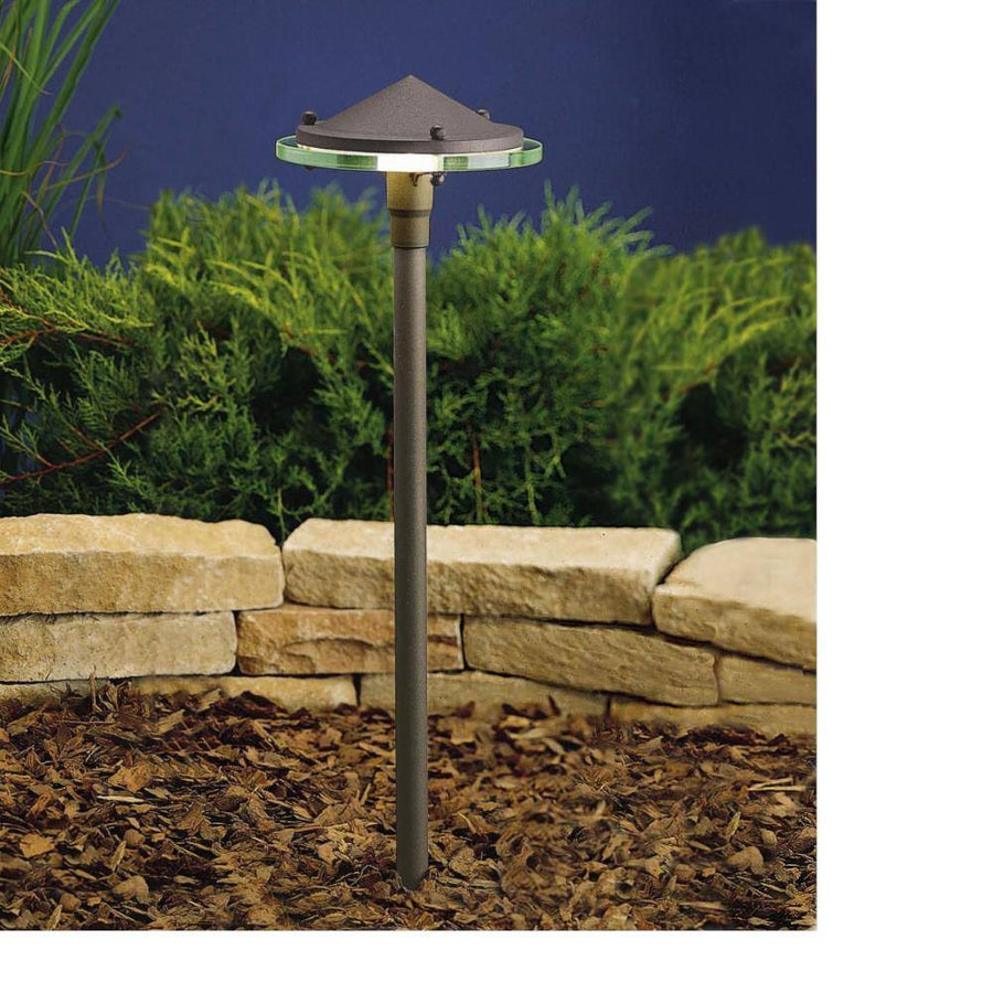 Kichler 15317AZT Glass and Metal Path and Spread Light - Atlantic Lighting