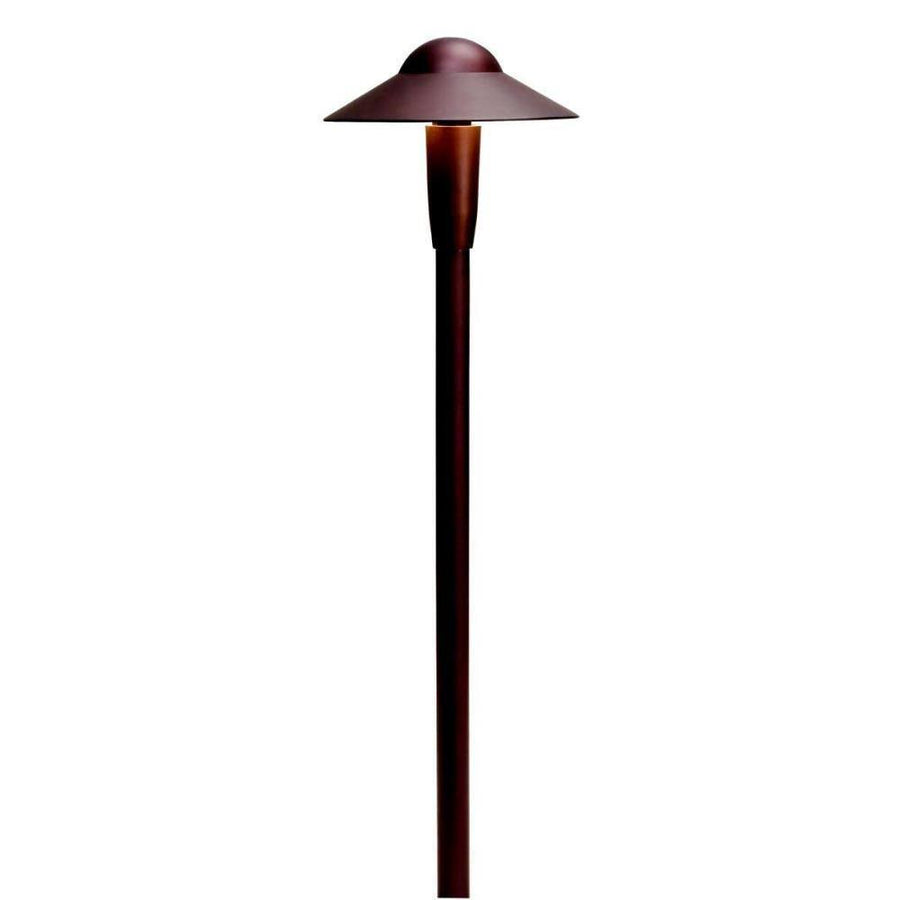 Kichler 15870AZT30R LED 6" Dome Path Light, Updated LED Lamp Style - Atlantic Lighting