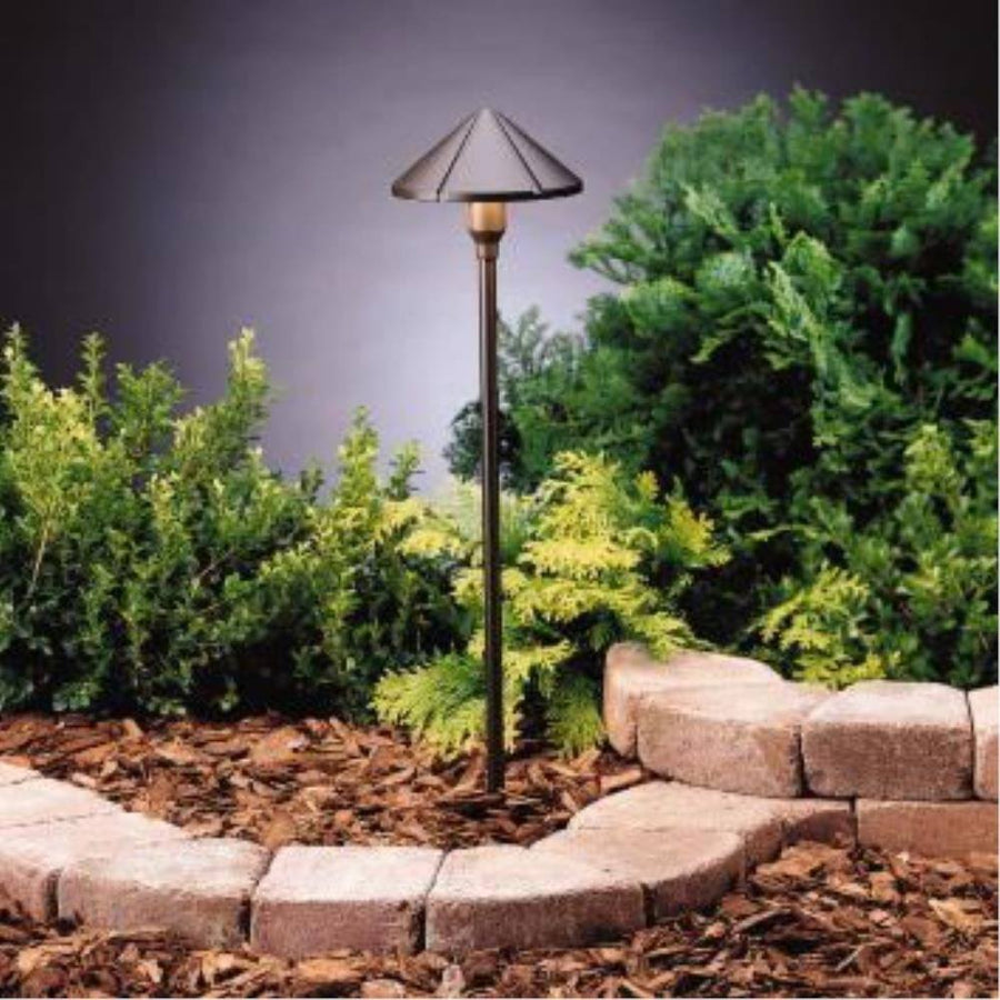 Kichler 15826AZT30R LED Center Mount Path Light, Updated LED Lamp Style - Atlantic Lighting