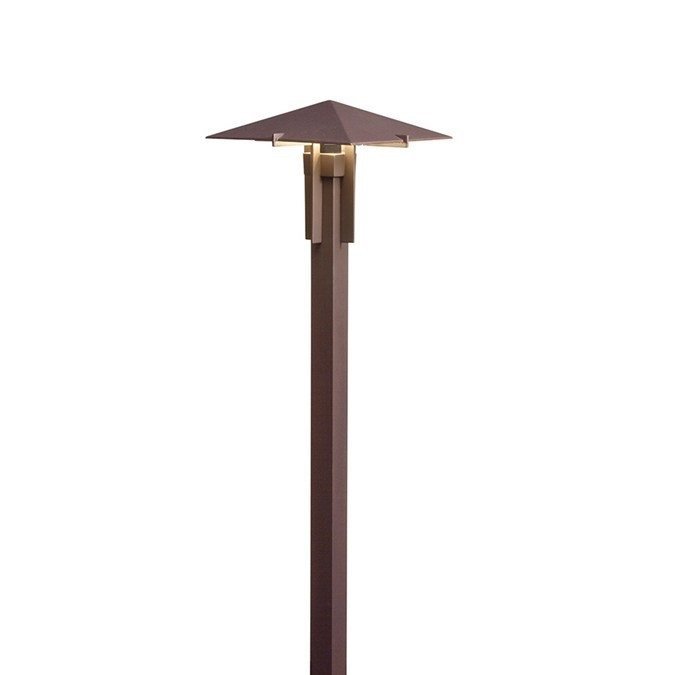Kichler 15803AZT30R LED Forged Path Light, Architectural Bronze, Updated LED Lamp Style - Atlantic Lighting