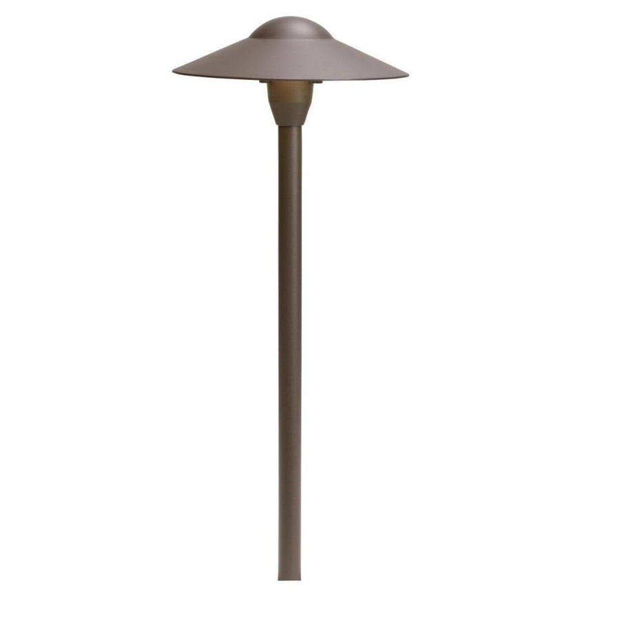 Kichler 15310AZT One Light Dome Path Light - Atlantic Lighting