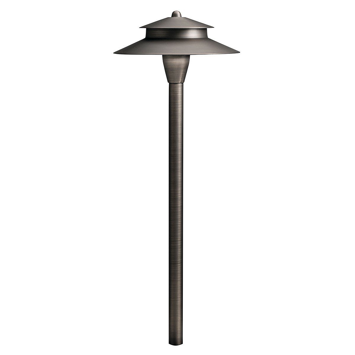 Kichler 15480CBR 12V Brass 8.5" Path Light CBR - Atlantic Lighting