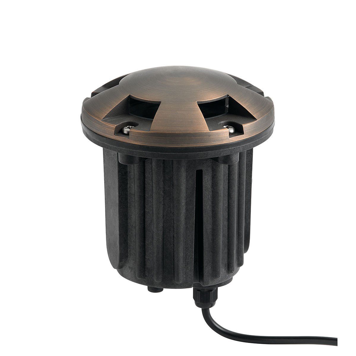Kichler 15498CBR 12V Brass Beacon In Ground CBR - Atlantic Lighting