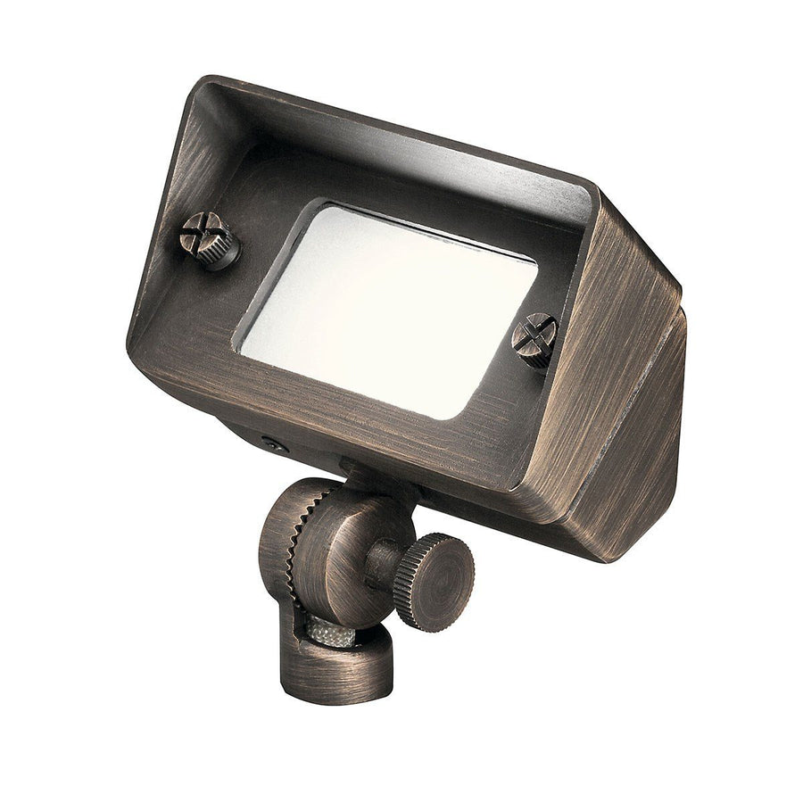 Kichler 15476CBR 12V Brass Flood Light CBR - Atlantic Lighting