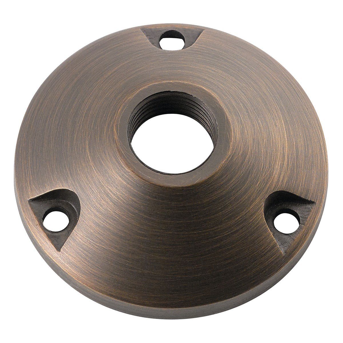 Kichler 15493CBR 12V Brass Round Mounting Base CBR - Atlantic Lighting