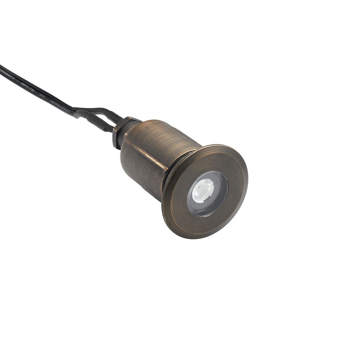Kichler 15490CBR 12V MR-8 Brass Recessed Basic Trim CBR - Atlantic Lighting