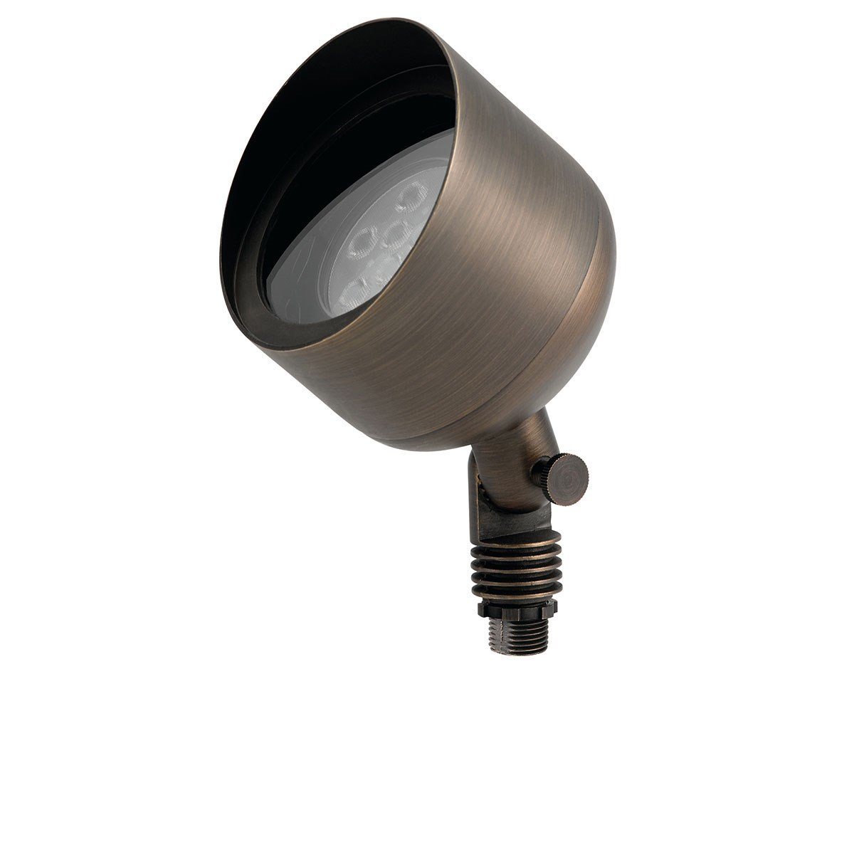 Kichler 15487CBR 12V PAR 36 Brass Uplight Accent Light CBR - Atlantic Lighting