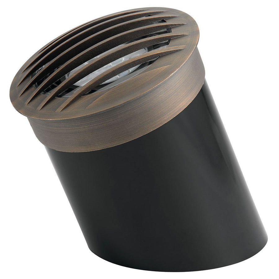 Kichler 15508CBR 12V PAR 36 Brass Well Rockguard CBR - Atlantic Lighting