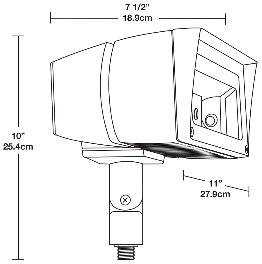 RAB Lighting FFLED39Y FFLED39 39W LED Floodlight - Atlantic Lighting