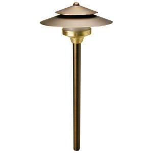Unique SA-NL Saturn 12V Path Light with 18" Stem, No Lamp - Atlantic Lighting