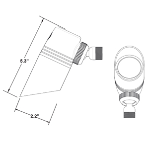 Unique PROS-NL Probe-OSM Odyssey Series No Lamp - Atlantic Lighting