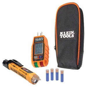 Klein Tools RT250KIT Premium Non-Contact Voltage and GFCI Receptacle Electrical Test Kit